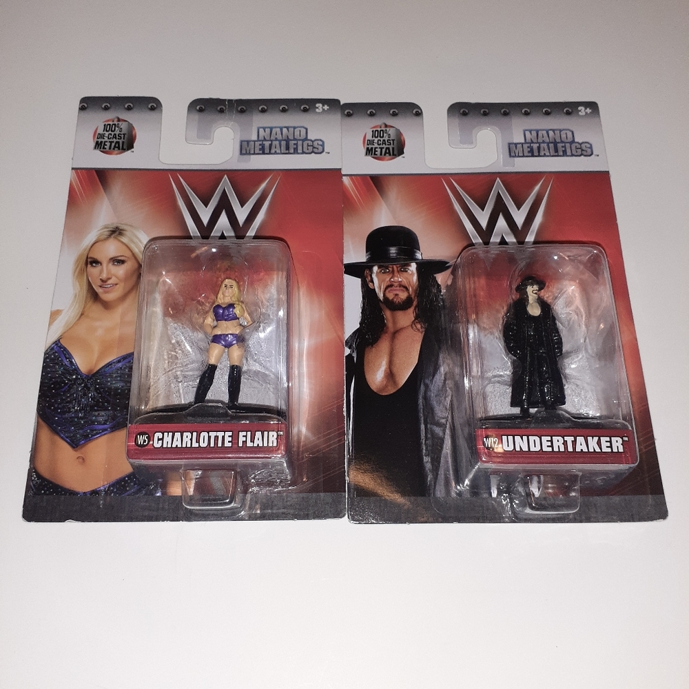 WWE Nano Charlotte Flair Undertaker Metalfigs
